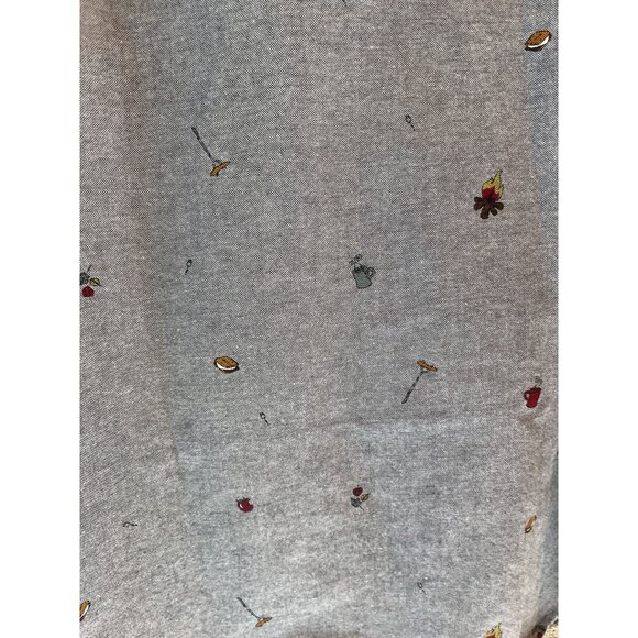 Heritage Slim Fit Penguin Button-Up Shirt With Campfire Print Gray Long-Sleeve C - Picture 6 of 7